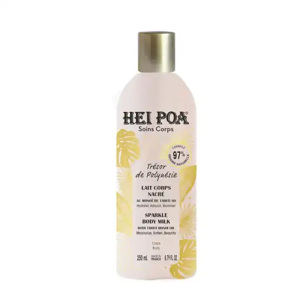 Hei Poa Monoi Ao Lait Corps Nacré Trésor De Polynésie Fl/250ml