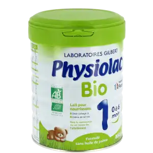 Physiolac Bio 1 Lait En Poudre B/800g à BOURG-SAINT-ANDÉOL
