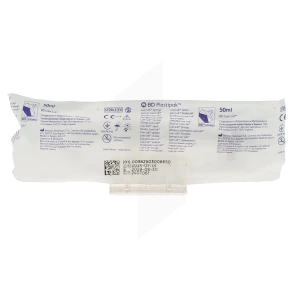 Plastipak Sans Aiguille, 50 Ml, Graduée En 1 Ml (ref. H851.es)