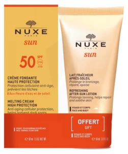 Nuxe Sun Crème Fondante Haute Protection Spf50 50ml + Lait Après-solaire