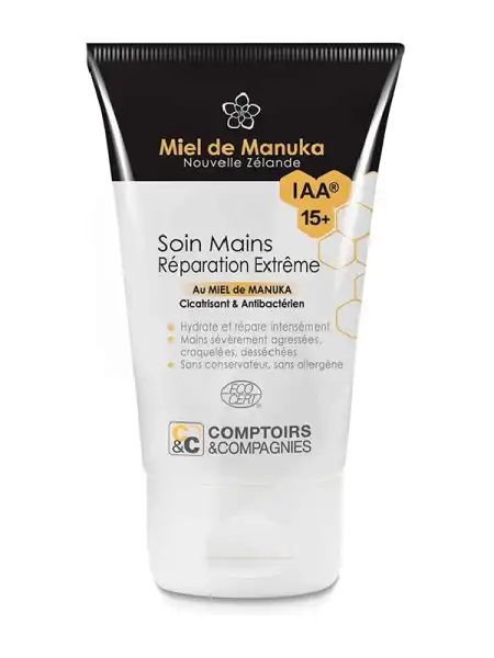 Manuka Soin Mains RÉparation ExtrÊme CertifiÉ Bio Au Miel De Manuka Iaa15+