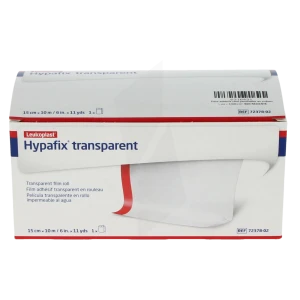 Hypafix Transparent Sparadrap 15cmx10m