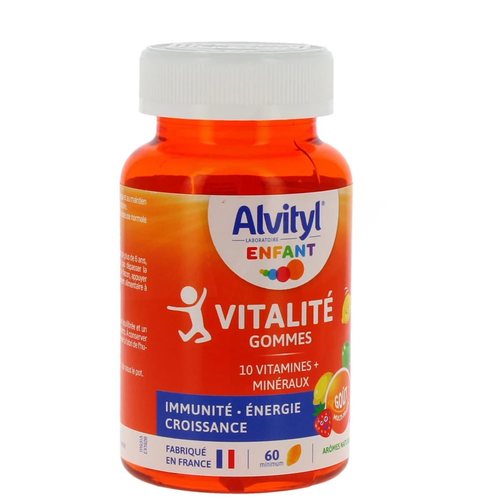 Alvityl Enfant Vitalité Gommes Boite De 60