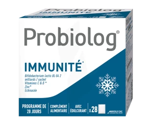 Probiolog Immunité Poudre à Diluer Adulte 28 Sachets