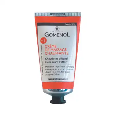Gomenol Crème De Massage Chauffante T/75ml à Le Breuil