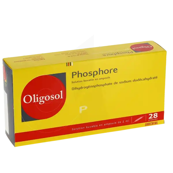 Phosphore Oligosol, Solution Buvable En Ampoule