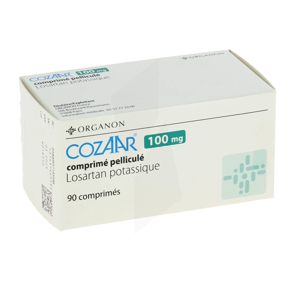 Cozaar 100 Mg, Comprimé Pelliculé