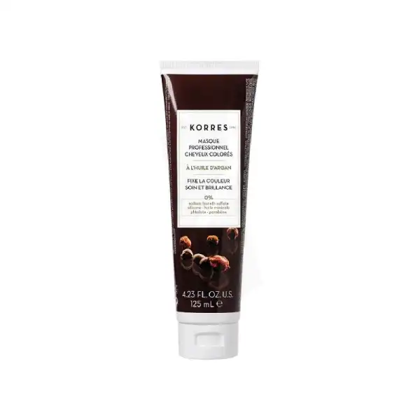 Korres Masque Professionnel Post-coloration à L'huile D'argan 125ml