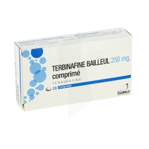 Terbinafine Bailleul 250 Mg, Comprimé