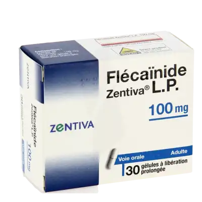 Flecainide Zentiva Lp 100 Mg, Gélule à Libération Prolongée à Osny
