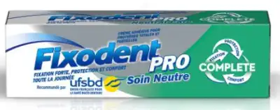 Fixodent Pro Crème Adhésive Soin Neutre T/47g à Saint -Vit