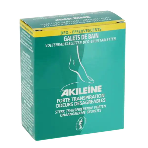 Akileine Soins Verts Deo Biactif Galet Effervescent P Le Bain 7/12g