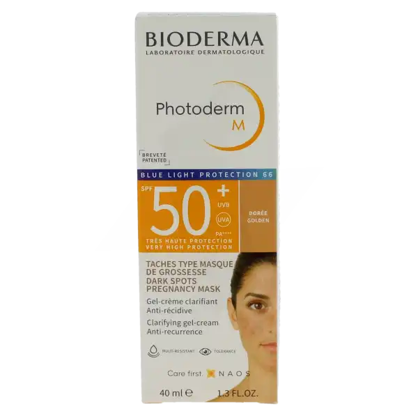 Bioderma Photoderm M Spf50+ Crème Solaire Teintée Anti-tâche 40ml