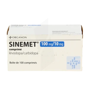 Sinemet 100 Mg/10 Mg, Comprimé