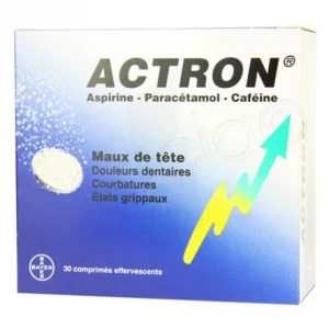 Actron, Comprimé Effervescent B/20