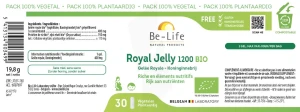 Be-life Royal Jelly 1200 Bio Gélules B/30