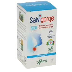 Aboca Salvigorge 2act Spray Sans Alcool Fl/30ml à Mimizan