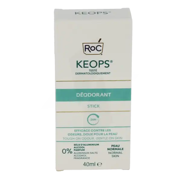 Roc Keops Déodorant Stick 24h 40ml