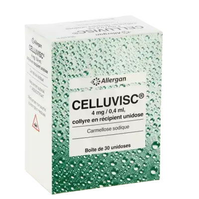 CELLUVISC 4 mg/0,4 ml, collyre en récipient unidose