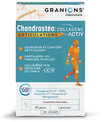 Chondrosteo Collagène Actif Gélules B/30 à CHÂLONS-EN-CHAMPAGNE