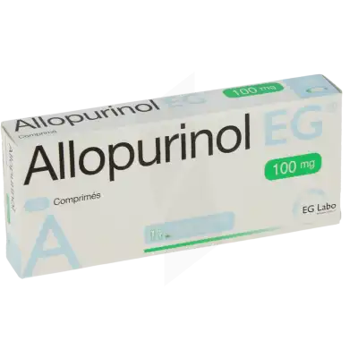 Allopurinol Eg 100 Mg, Comprimé à LIVRON-SUR-DROME