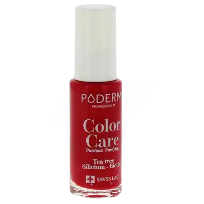 Poderm Vernis Color Care 797 Rouge Rose Flacon De 8 Ml à Vaulnaveys-le-Haut