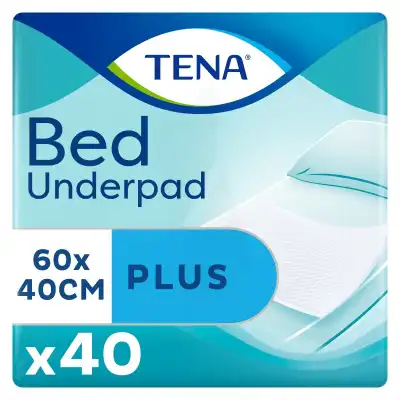 Tena Bed Plus Alèze Intraversable Usage Unique 40x60cm Sachet/40 à Mérignac
