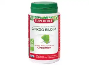 Superdiet Ginkgo Biloba Bio Gélules B/90 à Angers