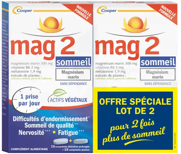 Mag 2 Sommeil Plantes Comprimés 2b/30