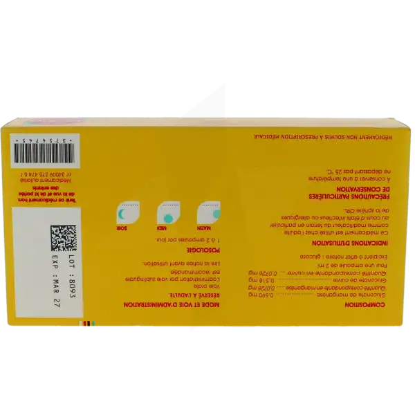 Manganese-cuivre Oligosol, Solution Buvable En Ampoule