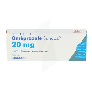 Omeprazole Sandoz 20 Mg, Gélule Gastro-résistante