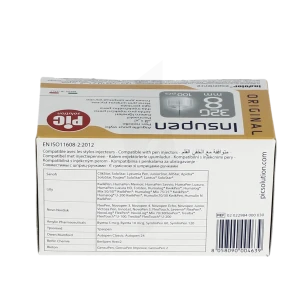 Insupen Original Aiguille Stylo Insuline 32gx8mm B/100