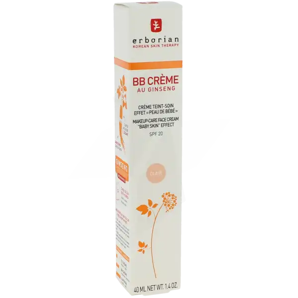 Erborian Bb Crème Au Ginseng Clair T/40ml