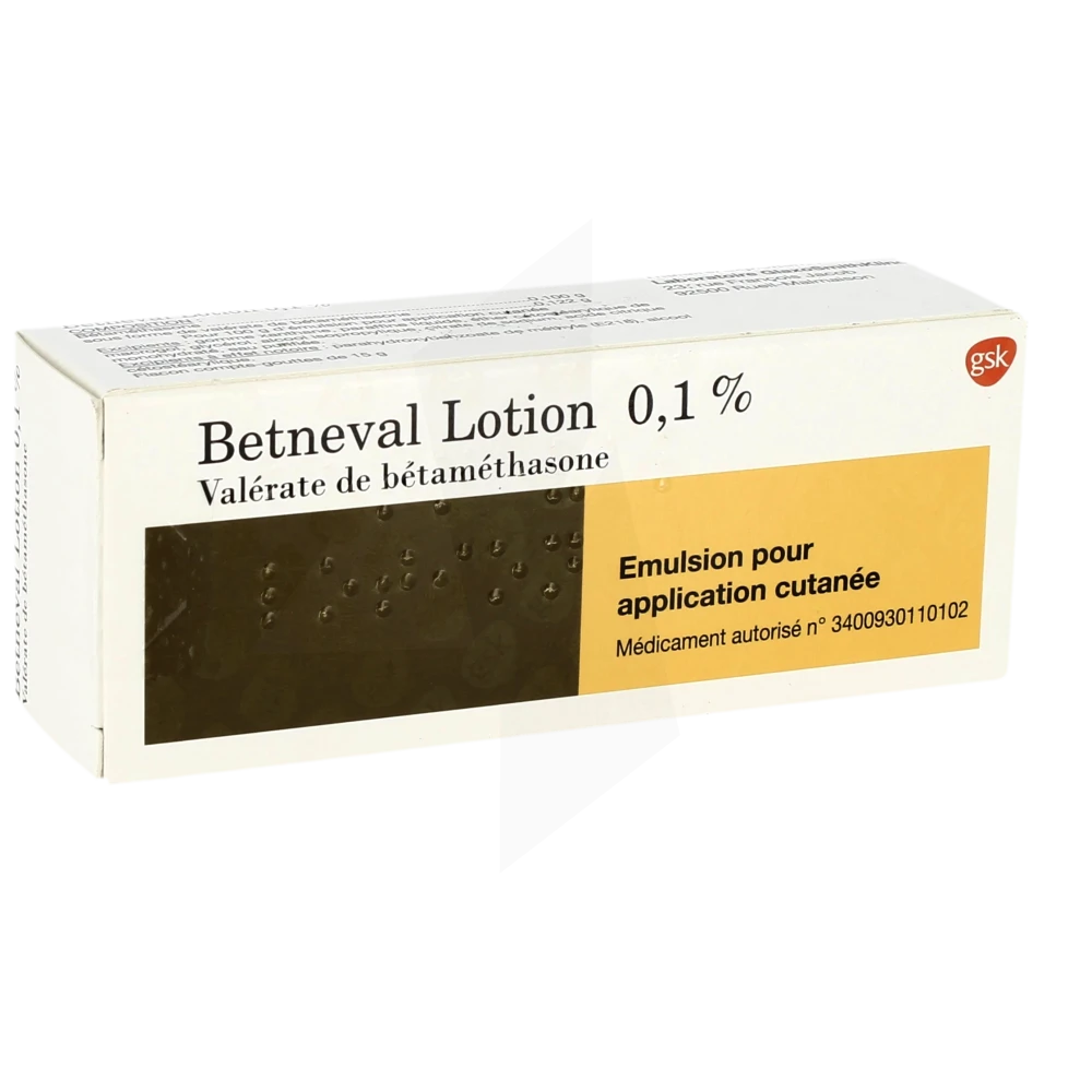 Betneval Lotion 0,1 %, émulsion Pour Application Cutanée