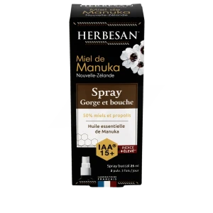 Herbesan Spray Gorge Miel De Manuka Iaa10+ Fl/25ml