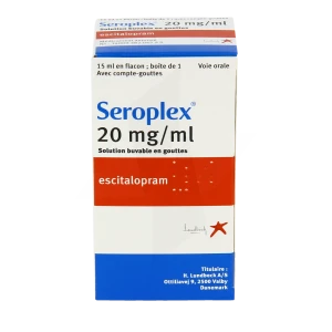 Seroplex 20 Mg/ml, Solution Buvable En Gouttes