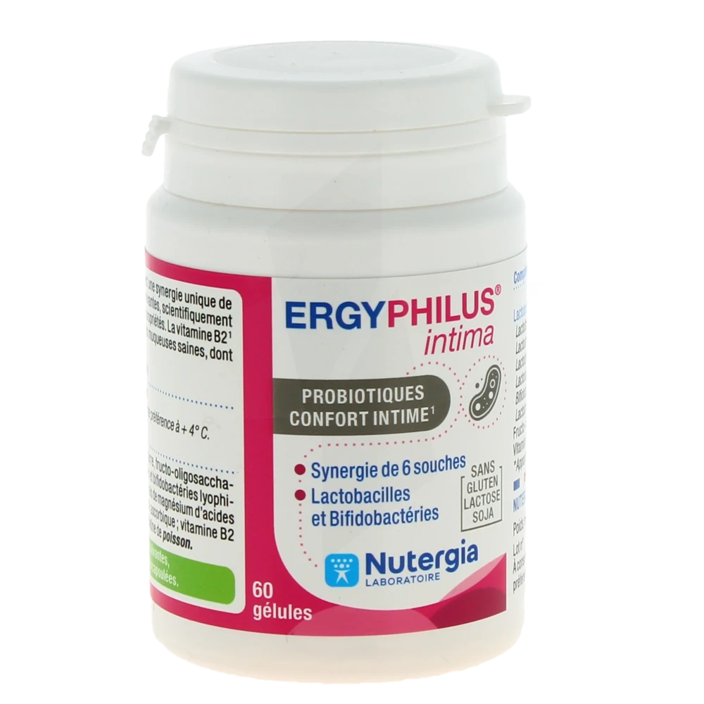 Nutergia Ergyphilus Intima Confort Intime Gélules Boîte De 60