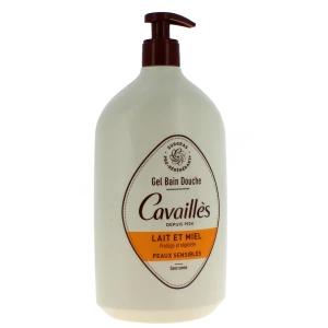 Roge Cavailles Gel Bain Douche Lait Et Miel Flacon Pompe De 1 L