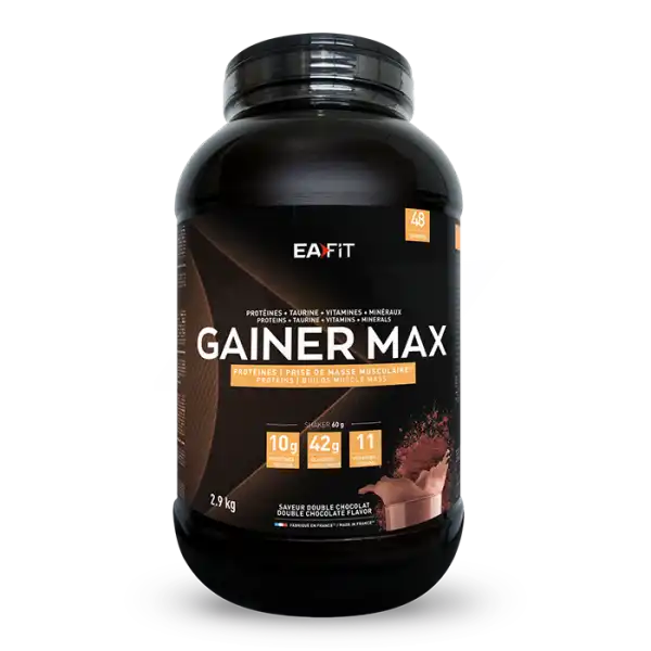 Eafit Gainer Max Poudre Pour Boisson Double Chocolat Pot/2,9kg