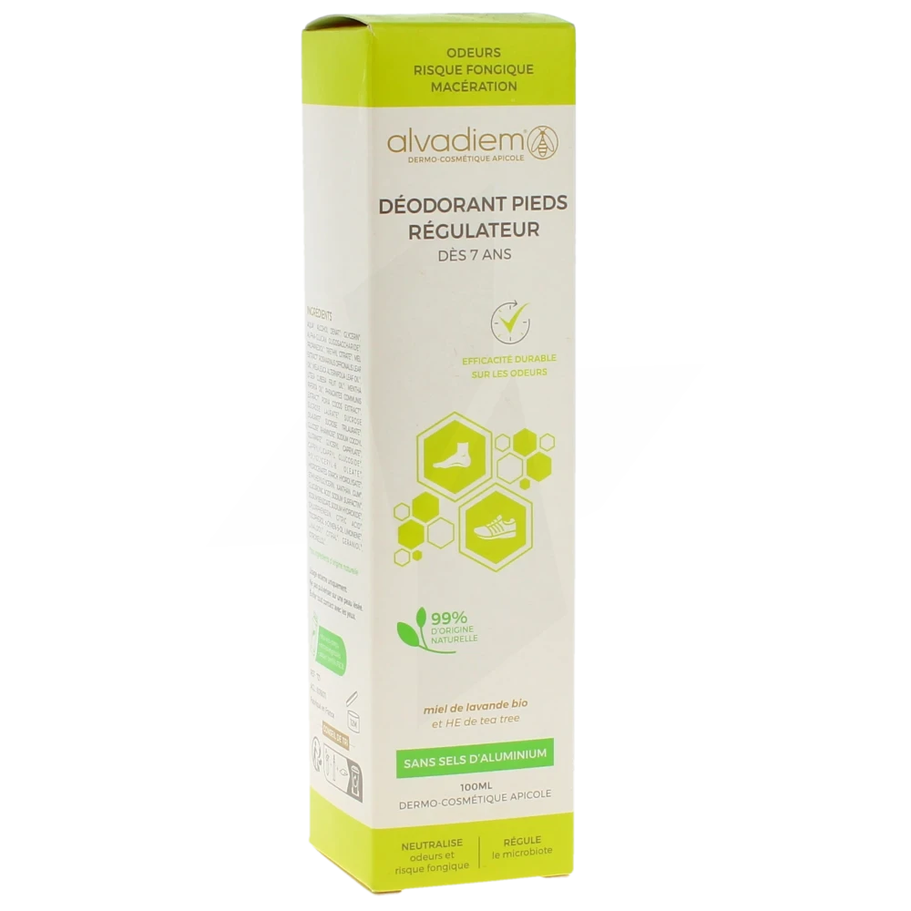 Alvadiem Déodorant Pieds Régulateur