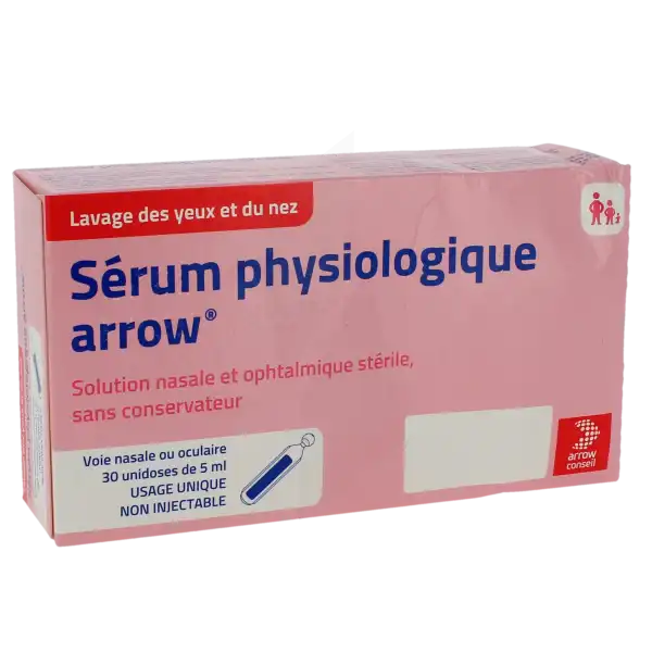 Sérum Physiologique Arrow Solution 30 Unidoses/5ml