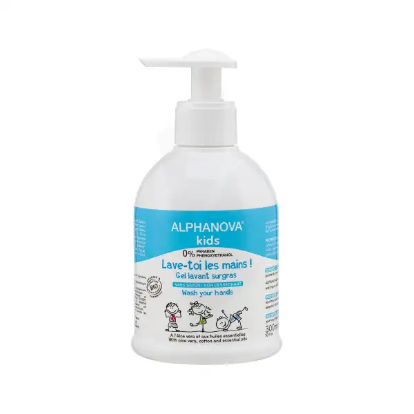 Alphanova Kids Bio "lave Toi Les Mains!" Gel Lavant Fl Pompe/300ml