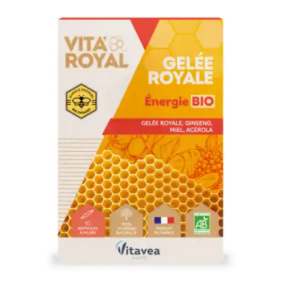 Nutrisanté Vita'royal Energie Bio Solution Buvable 10 Ampoules/10ml à Concarneau