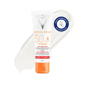 Vichy Idéal Soleil Anti-Âge3 En 1 Spf50 Tube/50ml à Voiron