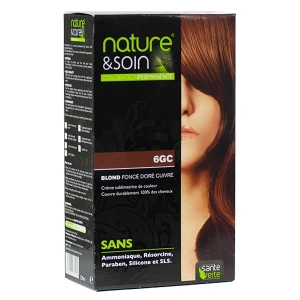 Nature & Soin Kit Coloration 6gc Blond Foncé Doré Cuivré