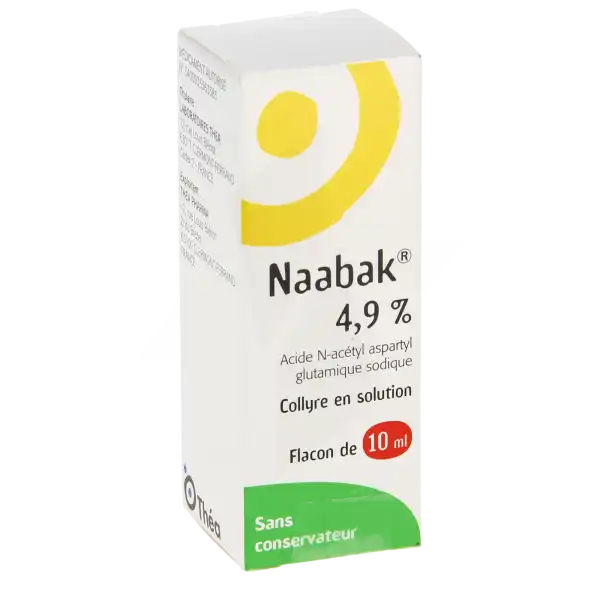 Naabak 4,9 Pour Cent, Collyre En Solution