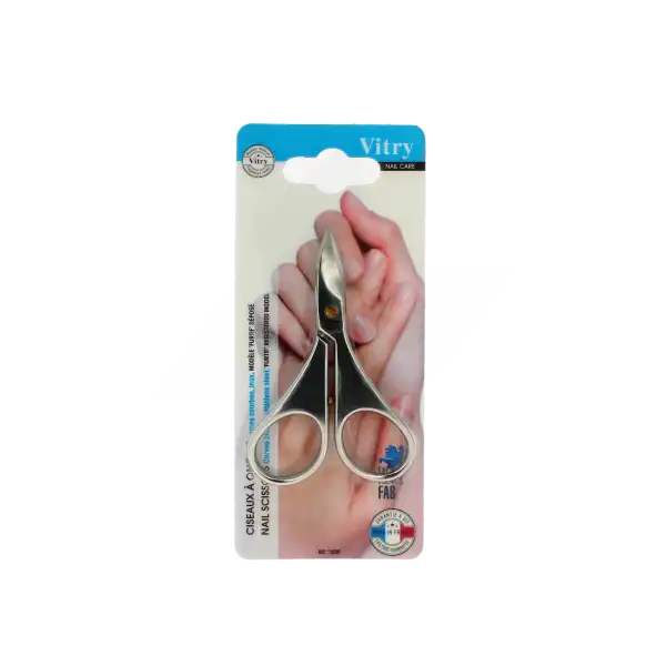 Vitry Ciseaux Ongles Lames Courbes Furtif Inox