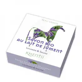 Béliflor Khentii Savon Lait Jument Lavande & Sauge Bio 100g