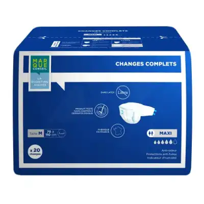 Marque Conseil Change Complet Maxi L Sachet/20 à Miraumont