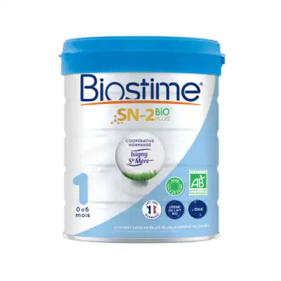 Biostime 1 Lait En Poudre Bio 0-6 Mois B/800g à Eysines